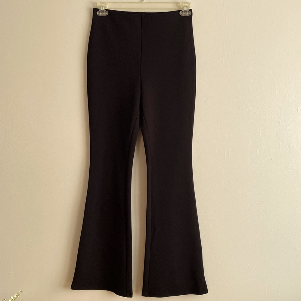 black stretch pants H&M size S-M